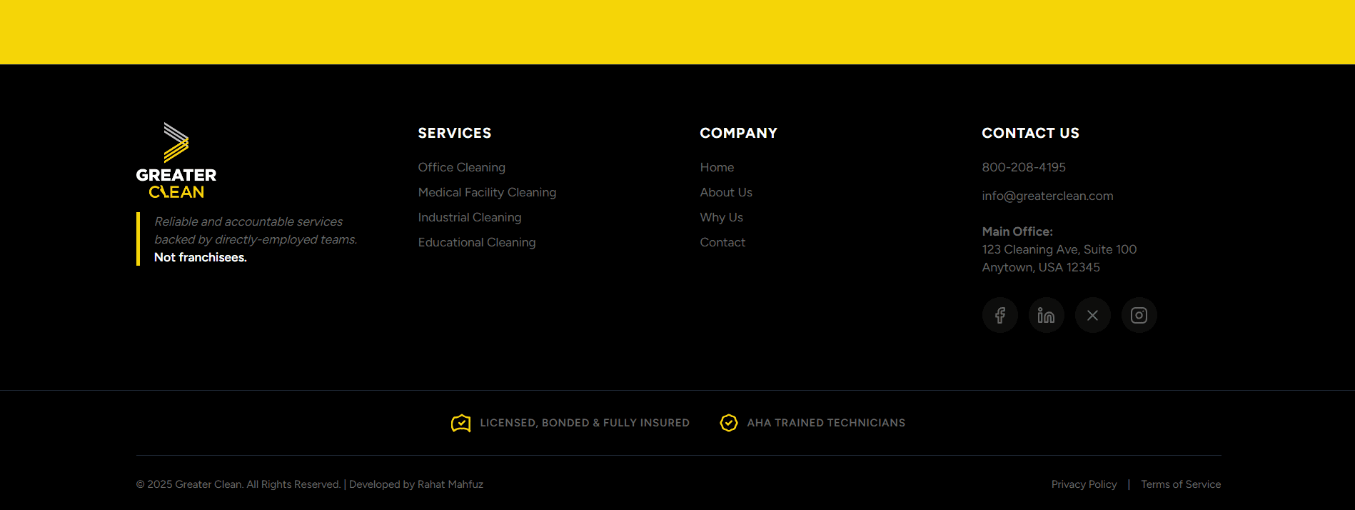 Image of Greater Clean Commercial Cleaning Platform