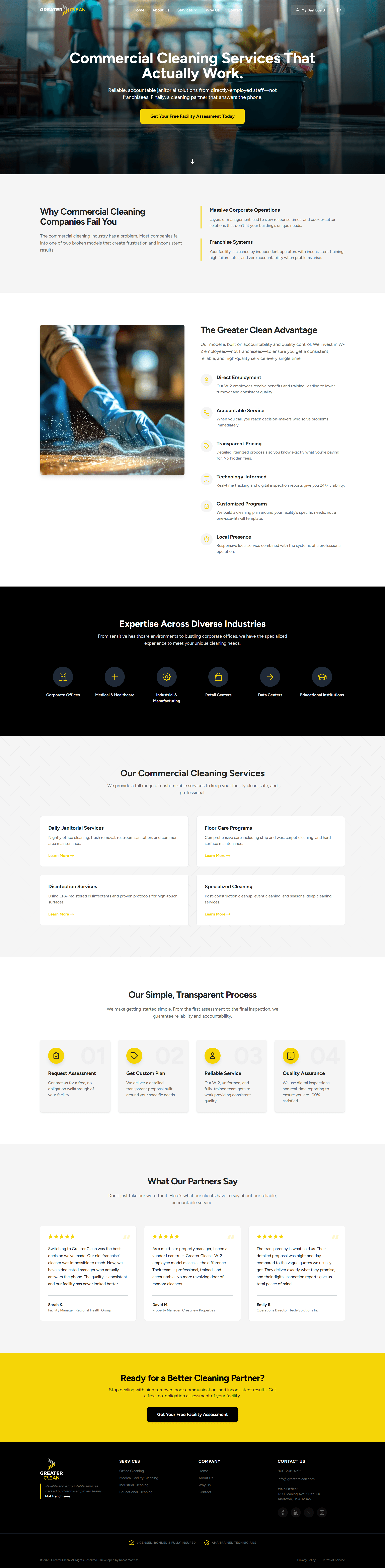Image of Greater Clean Commercial Cleaning Platform